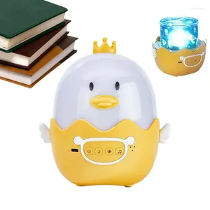 Night Lights Duck Projecteur Light USB Charges 3 Niveau Dimmable Galaxy Up Mallfeeding for Nursery