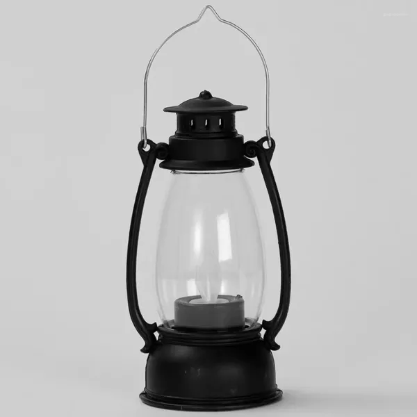 Lumières nocturnes Éclairage de style lampe à huile chinois avec un sentiment d'atmosphère.La chandelle peut secouer la table de chevet nocturne petite