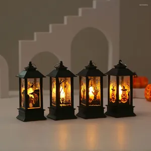 Nachtverlichting Elektriciteit Handheld Halloween-lantaarn Gemakkelijk eng Festival Decoratielicht voor thuis