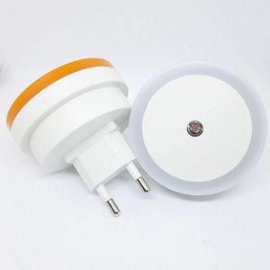 Nachtlichten Energie Saving LED Sensor Lamp EU US PLUT Nachtlicht Lichtregeling voor kinderen Kinder slaapkamer trappen