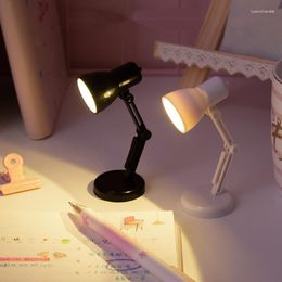 Nachtverlichting Exotische creatieve kleine boeklamp Slaapkamerlamp Mini opvouwbare clip Warme oogbeschermingstafel