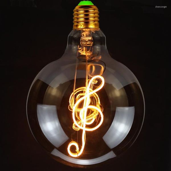 Veilleuses G125 Ampoule Vintage Ampoule Rétro Edison LED Filament AMOUR E27 Décor Industriel Pour La Maison Lampe À Incandescence