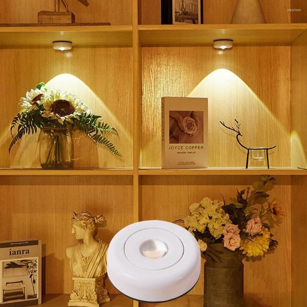 Veilleuses Bonne armoire Lumière Luminosité réglable Compact Durable Alimenté par batterie Tactile LED Décoration