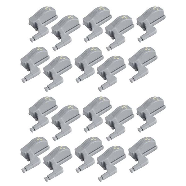 Veilleuses charnière LED capteur lumière pour armoires de cuisine placard placard salon/chambre/armoire 10 piècesNightNight