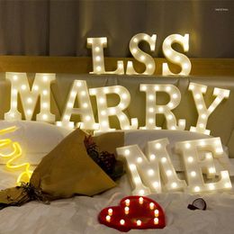 Nachtverlichting LED 26 Engels alfabet U-Z symbool hart licht bruiloft Valentijnsdag feest verloving verjaardag