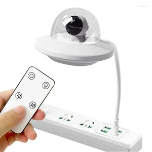 Veilleuses LED lampe de bureau télécommande prise USB lampe de Table gradation Portable Protection des yeux chevet mignon