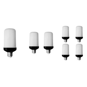 Veilleuses LED effet flamme ampoule 4 Modes scintillement émulation maison jardin lampe noël Halloween décor