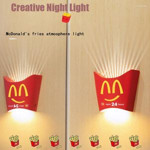 Lights Night LED FRICES FRIGES LUMIÈRE CRÉATIVE RECHARGETY MUR MUR MOURNE SELLE SEL