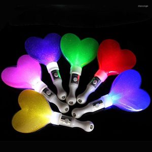 Veilleuses LED coeur étoile baguette bâtons Flash lumière Concert bandeau lumineux lunettes lueur fête jouet