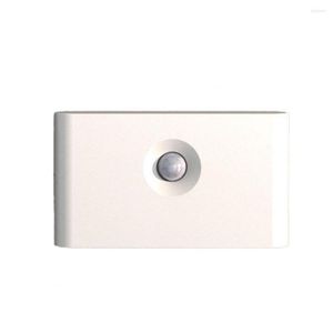 Luces nocturnas Luz de inducción LED Carga tipo C Sensor de conexión de instalación magnética Sensor de cuerpo inalámbrico de ahorro de energía lateral bidireccional