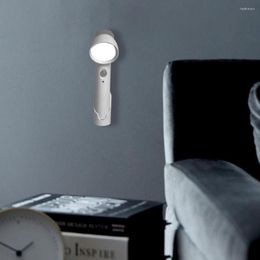 Luces nocturnas LED de inducción debajo de la luz del gabinete Sensor de movimiento lámpara de armario batería/recargable inteligente para armario de cocina