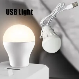 Veilleuses LED Lampe Ampoule Mini USB Lumière Portable Camping Éclairage Intérieur Interface Rechargeable Extérieure D'urgence