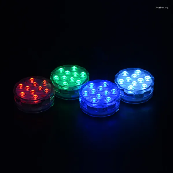 Luces Nocturnas Luz Led Acuario Impermeable Colorido Bajo El Agua