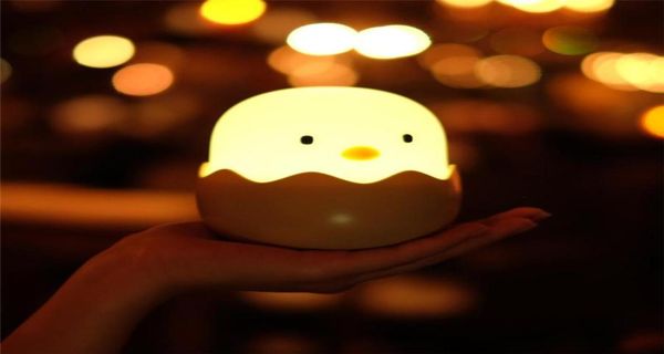 Lumières nocturnes LED LECT EGG POUPE FORME LAMPE SOLM CARTOON BÉBÉ CHAUDE CHAMBRE RECHARGÉE POUR LES ENFANTS ANNIVERSAIRE GIFNE7205780