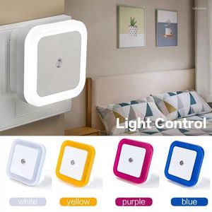 Veilleuses LED Mini Festoon Light Sensor Control 110V 220V Plug In Children's Lamp For Bedroom Room