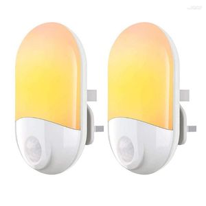 Nachtverlichting LED-bewegingssensorlamp Emotionlite Plug-in Geactiveerd Warm Wit Voor Hal Badkamer S