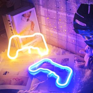 Night Lights LED Neon Sign Light Gamepad USB Powered Table Lamp For Game Room Decor Party Holiday Wedding Home Gift