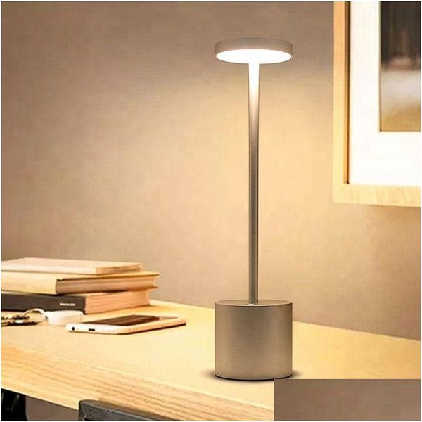 Veilleuses LED lampe de table moderne restaurant dîner lumière USB rechargeable éclairage créatif décor pour bar El salle à manger Drop Del Ot1Yk