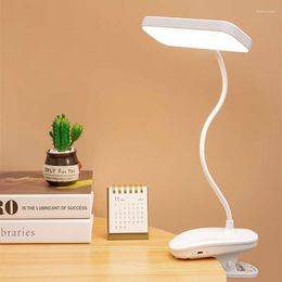 Nachtlichten LED TAK LAMP MET CLIP 360 ﾰ Verstelbare hoek dimmende bureau Oplaadbare thuisruimte Bedboardide Light