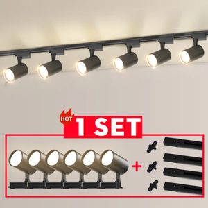 Nachtverlichting Led Spoor Licht Set Spotlight 220 v Winkel Verlichting Rail 12/20/30/40 W Spot Led Verlichting T Spoor Lamp voor Kleding Woonkamer Thuis