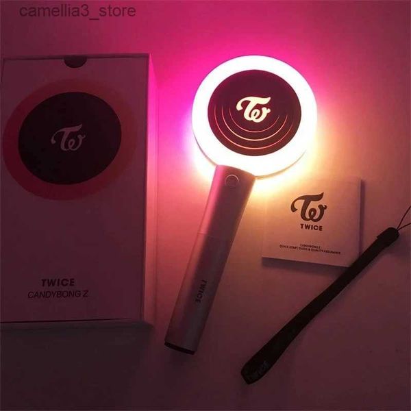 Luces nocturnas LED Dos veces Lightstick Toys Ver.2 CANDY BONG Z TWICE Ver.2 Barra de luz luminosa para conciertos Álbum Lámpara brillante Q231114