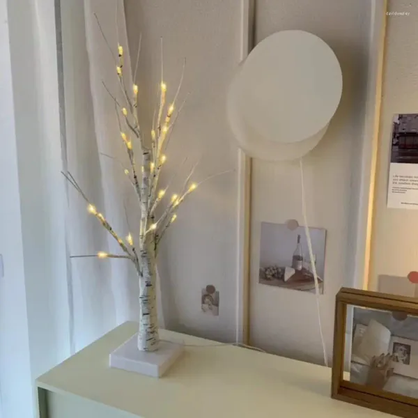 Veilleuses LED bouleau arbre lumière branche lumineuse LED pour la maison chambre fête de mariage décoration de noël