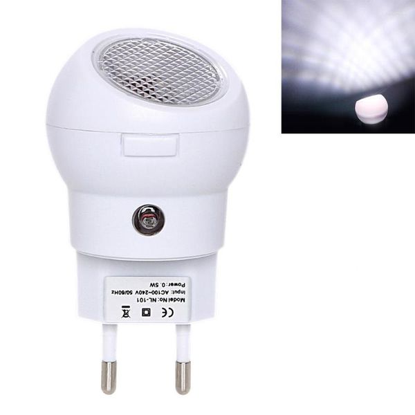 Veilleuses Lumière LED Chambre Lampe EU Plug 360 Capteur de Rotation Manuelle