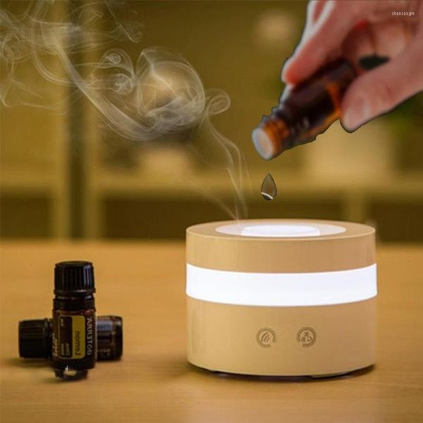 Veilleuses avec diffuseur, humidificateur d'air électrique, Mini brumisateur, huile essentielle ultrasonique pour chambre à coucher et arôme