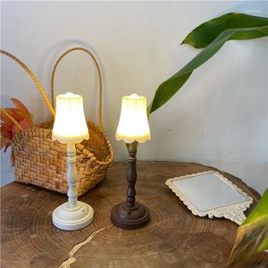 Nachtlichten Mini Retro Desk Lamp Led Licht Decoratie Decoratie Huis Slaapkamer Bedder Vloerverlichting