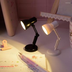 Veilleuses Mini étude lecture Led Protection des yeux lampe de bureau pince à livre chambre AG3 batterie Table Flexible signet mignon