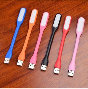 Night Lights Mini USB LED Leeslamp 5V 1.2W Portable Light Flexible Power Bank Notebook Notebook Protect Eyeing Desk