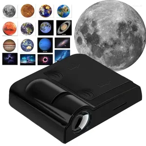 Nachtverlichting Maan Projectielamp GalaxySI Licht Achtergrond Projector Po Prop Muur Feestdecoratie Slaapkamer Decor
