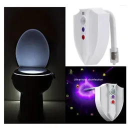 Nachtverlichting Bewegingsgeactiveerd Uniek ontwerp Stijlvol LED-licht voor toilet Innovatieve zitsensor Handig decoratief