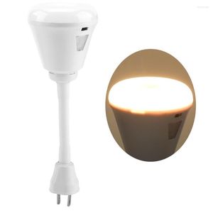 Veilleuses capteur de mouvement lumière corps humain lampe à LED prise américaine AC100-240V 6W intérieur blanc chaud Smart PIR