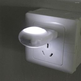 Luces nocturnas mycyk mini led caracol lámpara automáticamente pared de control de sensor incorporado para un dormitorio para niños