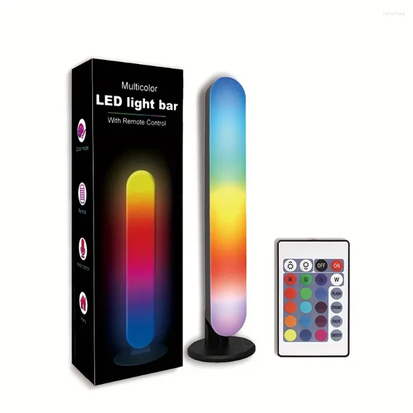 Night Lights Pickup Light RGB Music Rythme USB Modèle rechargeable USB Bar de bureau décoration de Noël