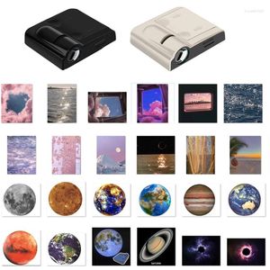 Veilleuses planète lampe de projection terre soleil plage galaxie aurore paysage coucher de soleil projecteur nouveauté atmosphère lumière fête Po accessoires