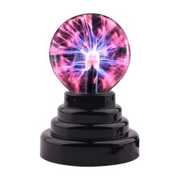 Luzes da noite Plasma Ball Atomosphere Light Lava Lamp Fornecimento por USB e baterias Presente para crianças 2022 Magic Bolt LED LampenNight LightsNoite