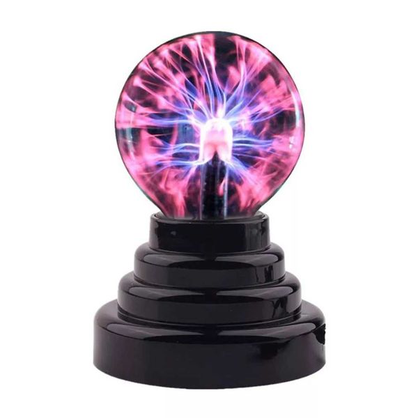 Luces nocturnas Bola de plasma Atomosfera Luz nocturna Lámpara de lava Suministro por baterías USB y AAA Regalo para niños 2020 Perno de luz mágica Lámpara LED P230331