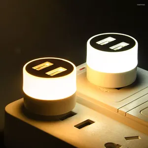 Nachtlichten Stoplamp Mobiel Lamp Laad opladen Kleine boeklampen LED Oogbescherming Leeslicht met USB -splitter