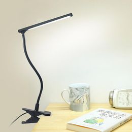 Nachtverlichting Draagbare bureaulamp USB 3-snelheden dimmen Slaapkamer Studie Oogbescherming Lezen Nachtkastje LED-licht Modieus en eenvoudig