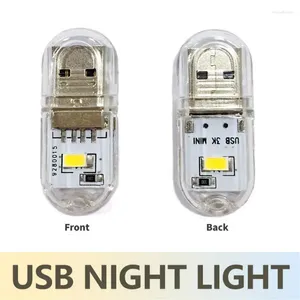 Nachtverlichting Draagbare LED USB-lamp Room Decor Mini-tafel Bureaulamp Bewegingssensor voor Power Bank Laptop Camping Lezen