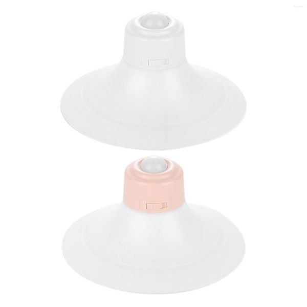 Luces nocturnas, luz con Sensor de movimiento portátil, USB, alimentado por batería, cuerpo humano, LED infrarrojo cálido para escalera, armario, inodoro interior