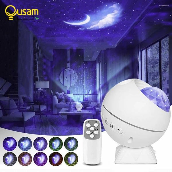 Veilleuses projecteur ciel étoilé plafond étoile galaxie Starling cadeau enfant lumière lune lampe