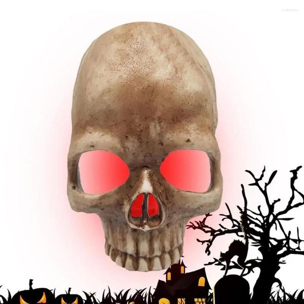Veilleuses réalistes en forme de crâne, lampe squelette d'horreur d'Halloween, à brancher sur le mur, cadeaux de fête effrayants, NL003, 2023