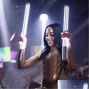 Nachtverlichting Oplaadbare Led-stroboscoop 60 cm Disco Champagne Flash Stick Feest Verjaardag Bruiloft Bar Club Ktv Decoratie Lamp Drop Otf6M