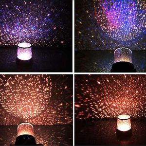 Nachtlichten Romantisch verbazingwekkende Cosmos Moon Kleurrijke Master Star Sky Lamp Light Kid Projector Chidren Present Univers Univers Cadeau Kerstmis F3P8