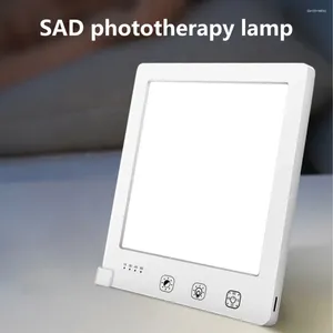Nachtlichten Sad Potherapy Lamp 10000 Lux Dual Temperatuur USB LADING LED ANTI-FATIGE Therapie Licht 3 Timers Geheugenfunctie