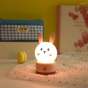 Veilleuses Silicone Pat lumière LED chambre chevet sommeil chambre d'enfants bébé lampe enfants alimentation cadeaux d'anniversaire