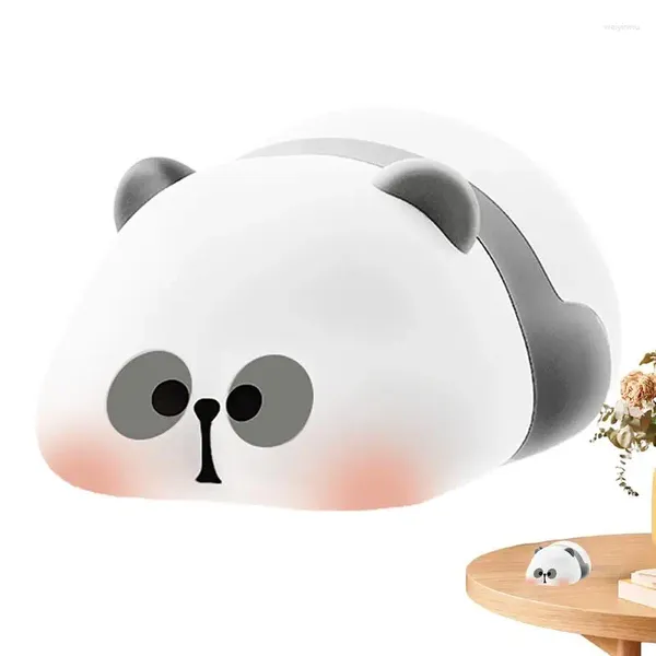 Veilleuses Silicone robinet lumière enfant Panda dessin animé Pat lampe sommeil contrôle tactile chevet pour chambre collège dortoir
